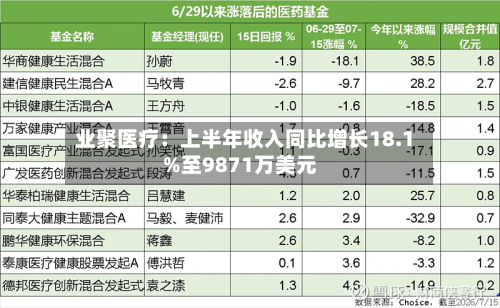 业聚医疗:上半年收入同比增长18.1%至9871万美元-第2张图片