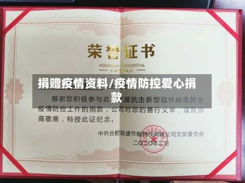 捐赠疫情资料/疫情防控爱心捐款