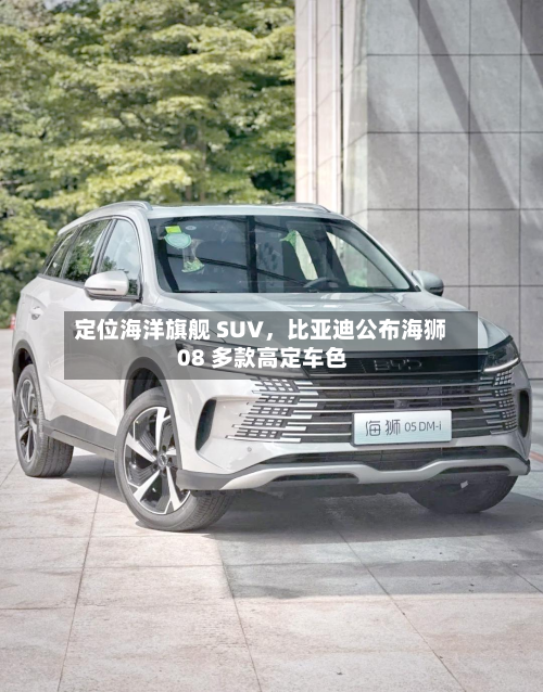 定位海洋旗舰 SUV，比亚迪公布海狮 08 多款高定车色-第2张图片