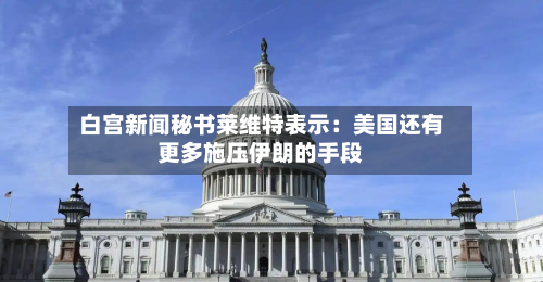 白宫新闻秘书莱维特表示：美国还有更多施压伊朗的手段-第2张图片