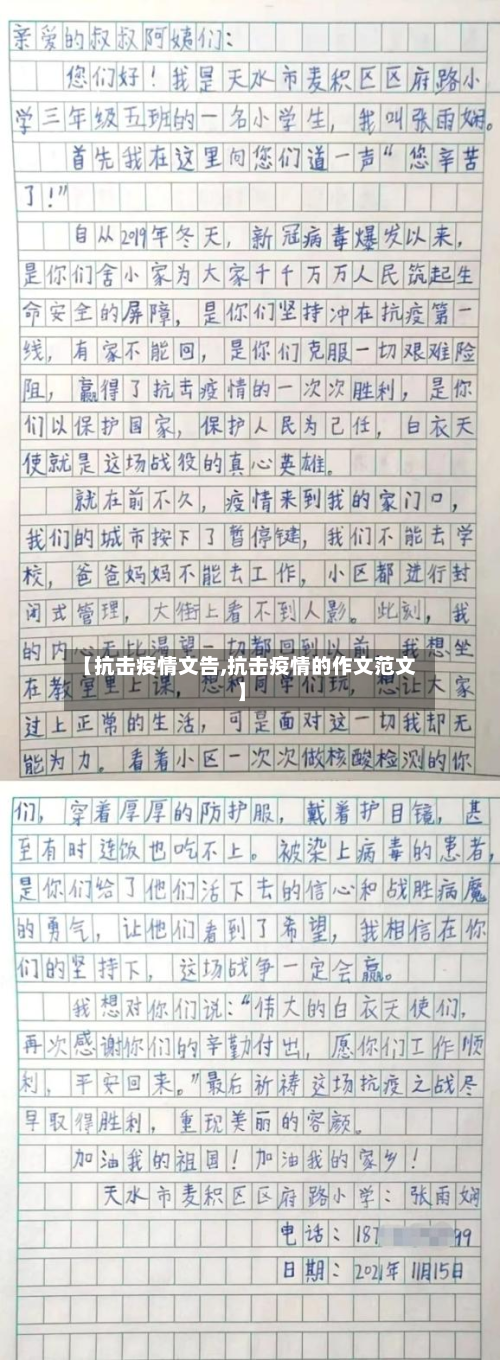 【抗击疫情文告,抗击疫情的作文范文】