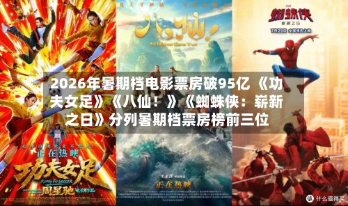 2026年暑期档电影票房破95亿 《功夫女足》《八仙！》《蜘蛛侠：崭新之日》分列暑期档票房榜前三位