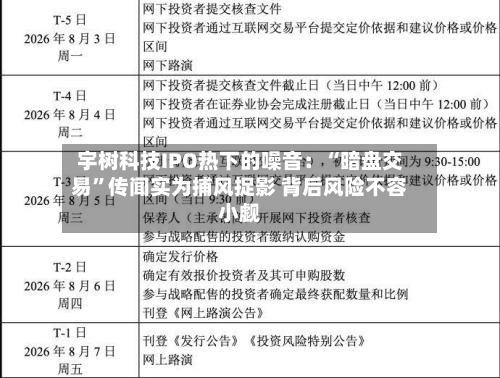 宇树科技IPO热下的噪音：“暗盘交易”传闻实为捕风捉影 背后风险不容小觑-第3张图片